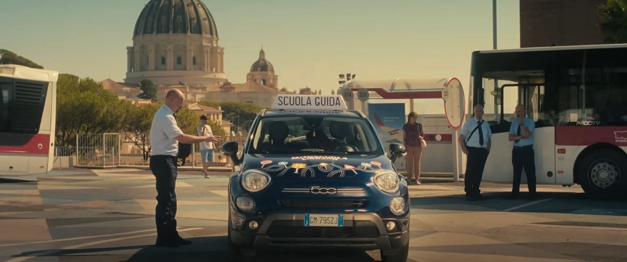 A scene was also filmed near the Saint Peter's Basilica situated in the Vatican City. (Image via youtube.com/Netflix)